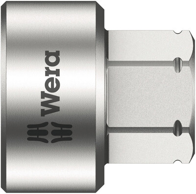 WERA 8790 FA nástrčná hlavice ("ořech") Zyklop s pripojovacím rozmerom 1/4" a pripojovacím šesťhranom Hex
