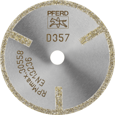 PFERD TOOLS Diamantové / CBN rezné nástroje EP Bond D1A1R 50-2-10 D 357 GAG