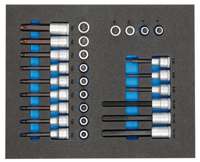 GEDORE TS CT2-ITX19 Sada bitov skrutkovača 1/2" v module 2/4 Check-Tool