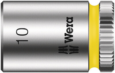 WERA 8790 HMA Nástrčná hlavice Zyklop, upínacia časť 1/4", 10 x 23 mm