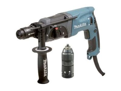 MAKITA HR2470T - Elektropneumatické vŕtacie kladivo SDS-PLUS + rýchloupínacie skľučovadlo
