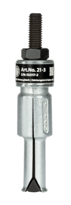 KUKKO 2-plášťový vnútorný vyťahovač 21-3 s rozšírením 18 mm - 23 mm, 35 mm hĺbka nasadenia