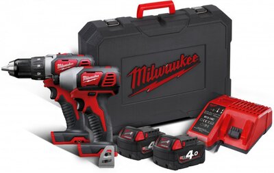 MILWAUKEE M18 BPP2D-402C Szerszámkészlet 18V, 4,0Ah 4933447126