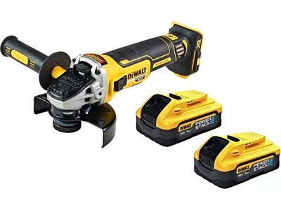 DeWALT Brúska uhlová aku DCG405S2T 125mm 18V 2x3,5Ah POWERSTACK