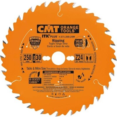CMT C27130024M Ultra tenký kotúč pre pozdĺžne rezy - D300x2,6 d30 Z24 HW