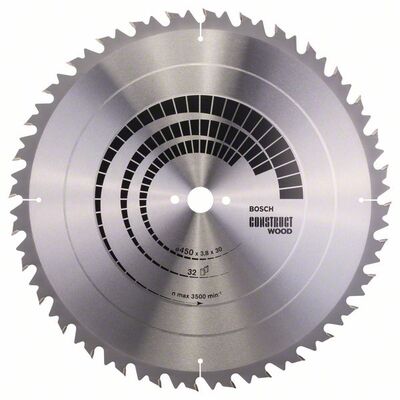 BOSCH 2608640704 - Pílový kotúc Construct Wood 450 x 30 x 3,8 mm, 32