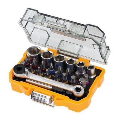 DeWALT 24 darabos csavarfejkészlet 25mm DT71516