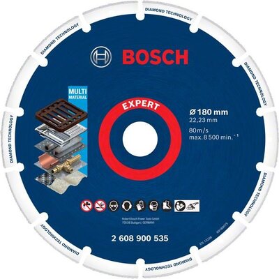 BOSCH Rezací kotúč EXPERT Diamond Metal Wheel, 180 x 22,23 mm - 2608900535
