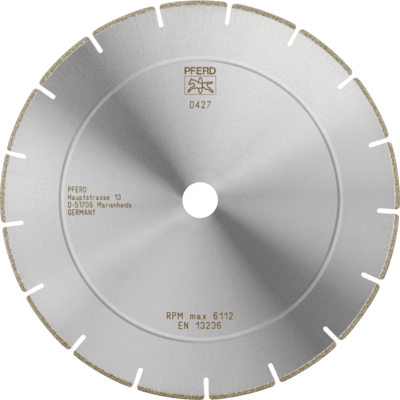 PFERD TOOLS Diamantové / CBN rezné nástroje EP Bond D1A1RSS 250-2,5-22,23 D 427 GAS2