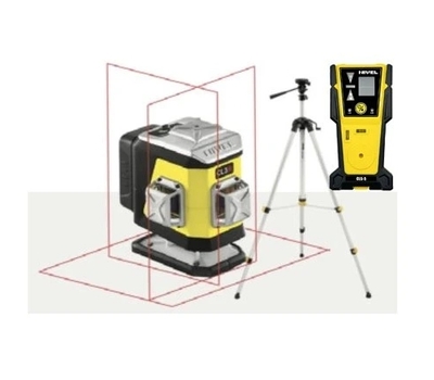 NIVEL SYSTEM Krížový laser 3×360° s červeným lúčom CL3R Set