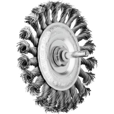 PFERD TOOLS Kolesové kefy s montážnym hriadeľom RBG 10012/6 ST 0,50