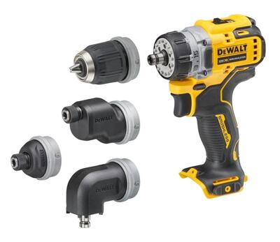 DeWALT Vŕtačka s multifunkčnou hlavou 12V, bez AKU a nabíjačky  DCD703NT