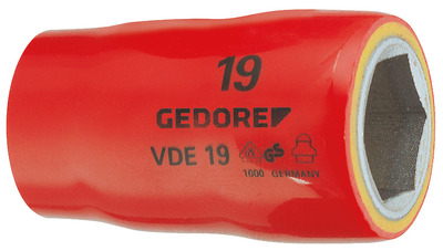GEDORE VDE 19 19 Násadka VDE 1/2" 6-hranná 19 mm