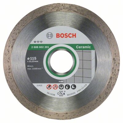 BOSCH Diamantový rezací kotúc Standard for Ceramic 115 x 22,23 x 1,6 x 7 mm