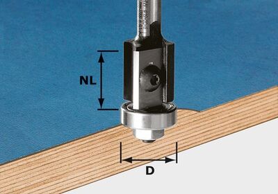 FESTOOL Lícovacia fréza s otocným nožom HW S8 D19/20WM Z2
