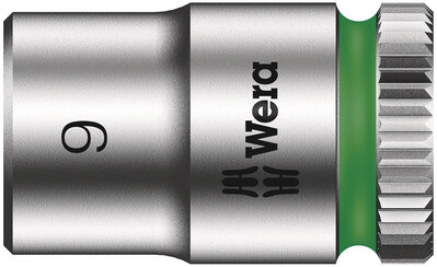 WERA 8790 HMA Nástrčná hlavice Zyklop, upínacia časť 1/4", 9 x 23 mm