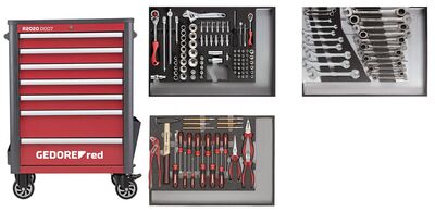 GEDORE RED Vozík dielenský 130 diel WINGMAN R22071004 Gedore Red