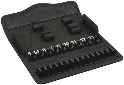 WERA 9419 Textilný box 8100 SA Zyklop Metal Switch, prázdny, 180 x 74 x 37 mm
