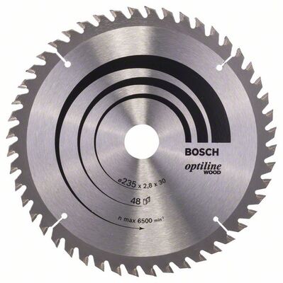 BOSCH 2608640727 - Pílový kotúc Optiline Wood 235 x 30/25 x 2,8 mm, 48