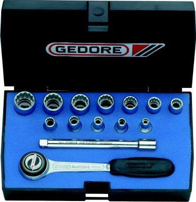 GEDORE Sada nástrčných kľúčov 1/4" 14-dielna D20 DMU-3 Gedore