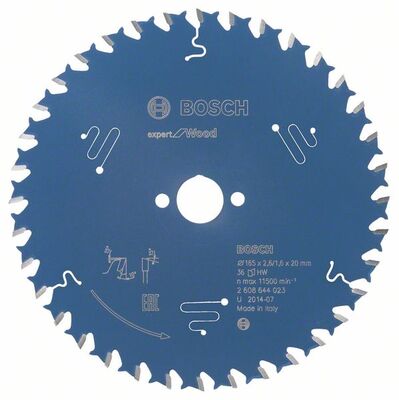 BOSCH 2608644023 - Pílový kotúc Expert for Wood 165 x 20 x 2,6 mm, 36