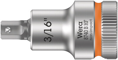 WERA 8740 B HF Zyklop zástrčný nástavec, s pridržiavacou funkciou, upínacia časť 3/8", 3/16" x 35 mm