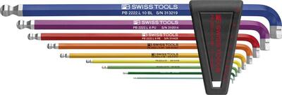 PB SWISS TOOLS Sada kľúčov imbus 7 diel 1,5 - 10mm Rainbow PB 212.LH PB Swiss Tools