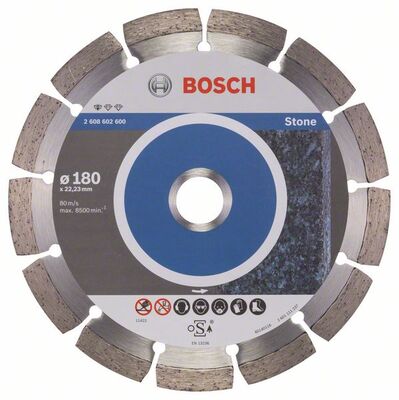 BOSCH Diamantový rezací kotouc Standard for Stone 180 x 22,23 x 2 x 10 mm