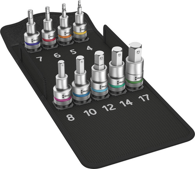 WERA Sada hlavíc 1/2" imbus 9 diel Zyklop 8740 C HF 1 Wera