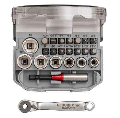 GEDORE RED Sada skrutkovacia 1/4 s Bit-Fix 23 diel R49005023 Gedore Red