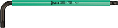 WERA 950 SPKL Zástrčný kľúč Multicolour, palcový, BlackLaser, 1/4" x 185 mm