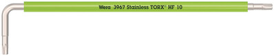 WERA 3967 SXL HF Zástrčný kľúč TORX® Multicolour s pridržiavacou funkciou, dlhý, nerezová oceľ, TX 10 x 1