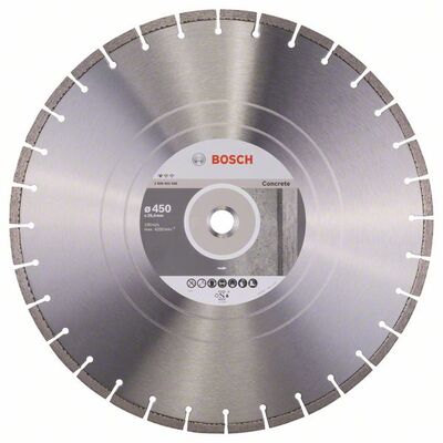 BOSCH Diamantový rezací kotouc Standard for Concrete 450 x 25,40 x 3,6 x 10 mm
