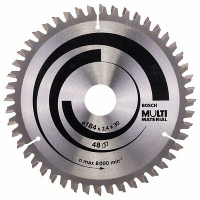 BOSCH 2608640506 - Pílový kotúc Multi Material 184 x 30 x 2,4 mm, 48