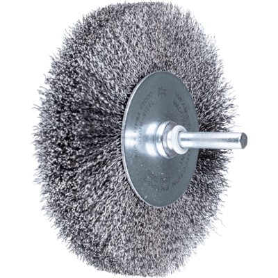 PFERD TOOLS Kolesové kefy s nasadeným hriadeľom RBU 10020/6 ST 0,20