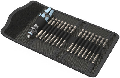 WERA Kraftform Kompakt 60 nerezová oceľ, Imperial, 17-dielny