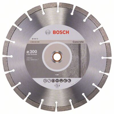 BOSCH Diamantový rezací kotouc Expert for Concrete 300 x 20,00 + 25,40 x 2,8 x 12 mm