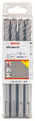 BOSCH Vrtáky do kladív SDS plus-5X 12 x 100 x 160 mm