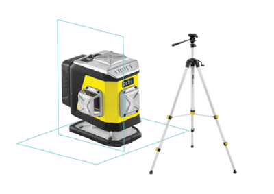 NIVEL SYSTEM Krížový laser 2×360° s modrým lúčom CL2B Set