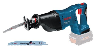 BOSCH GSA 18 V-LI - 060164J000 - Akumulátorová chvostová píla - bez akumulátora a nabíjačky