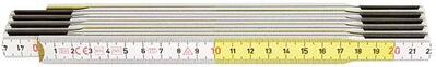 HULTAFORS Meter skladací 2M x 17mm drevo žltobiely EG III Hultafors