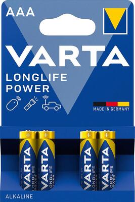 Batéria LONGLIFE VARTA Power AAA 4ks blister
