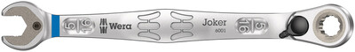 WERA 6001 Ráčnový očkoplochý kľúč, prepínateľná ráčnová mechanika, palcový, 5/16" x 144 mm