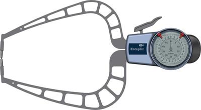 Kroeplin Hrúbkomer 0-20 / 80-0,01mm IP65 Oditest Kroplin
