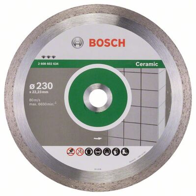 BOSCH Diamantový rezací kotúc Best for Ceramic 230 x 22,23 x 2,4 x 10 mm