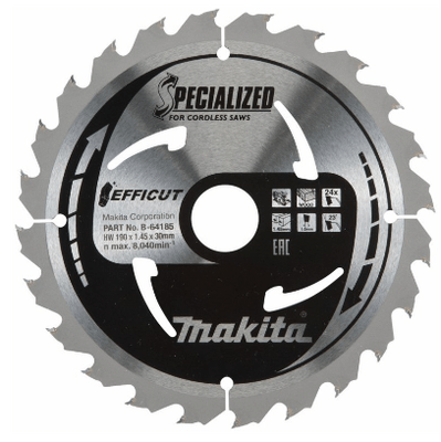 MAKITA B-64185 - Fűrészlap 190 x 30 x 1,45 24z Efficut