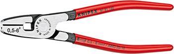 KNIPEX Klešte lisovací 0,5-6,0mm2 na dutinky / 9781180 Knipex