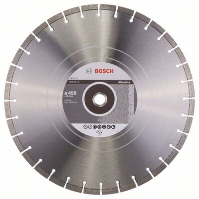 BOSCH Diamantový rezací kotúc Standard for Abrasive 450 x 25,40 x 3,6 x 10 mm