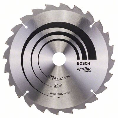 BOSCH 2608640434 - Pílový kotúc Optiline Wood 254 x 30 x 2,0 mm, 24