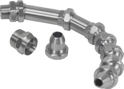 Hirt LINE Kombinácia hadíc na chladiacu kvapalinu V2A 3/4" Typ 3 Priemer otvoru 19mm Celková dĺžka 320mm
